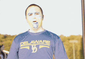 Excited Football GIF by Delaware Blue Hens