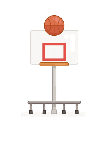 Basketball Bounce GIF by tinytakata