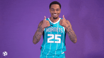 Happy Fun GIF by Charlotte Hornets