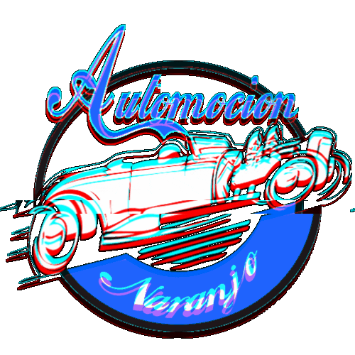 Automocion Naranjo Sticker