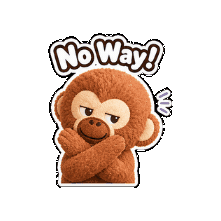 No Way Sticker