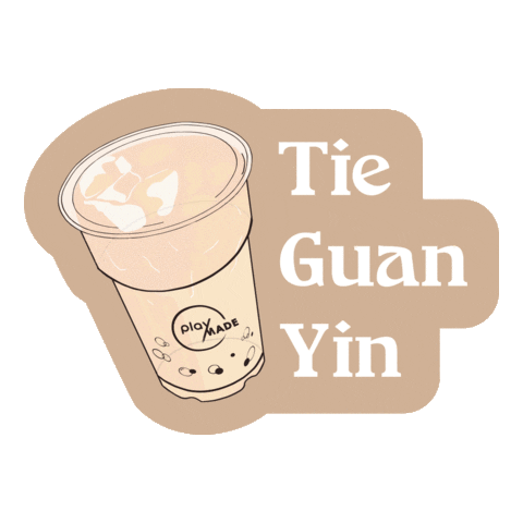 Tea Drinks Sticker by Playmade by 丸作