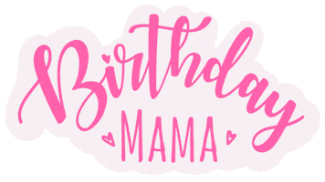 Pink Birthday Sticker