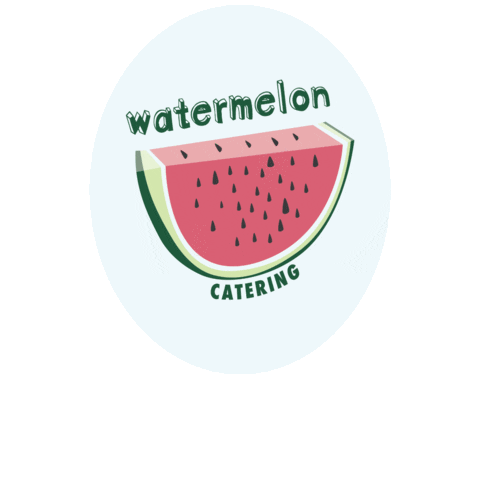 Watermelon Catering Sticker