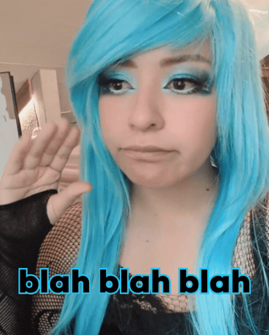 Talking Blah Blah Blah GIF