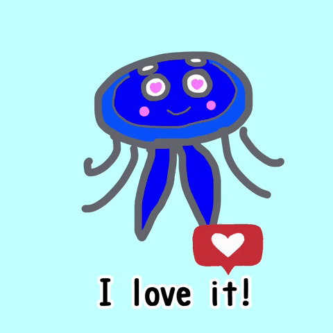 Jellyfish Love GIF