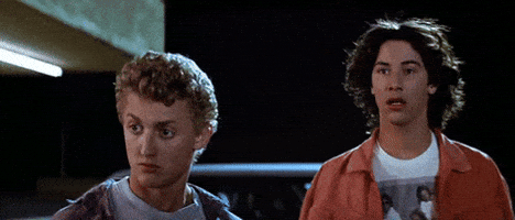 not bad bill and ted GIF