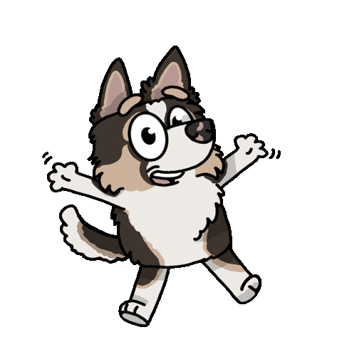 Happy Dog Sticker