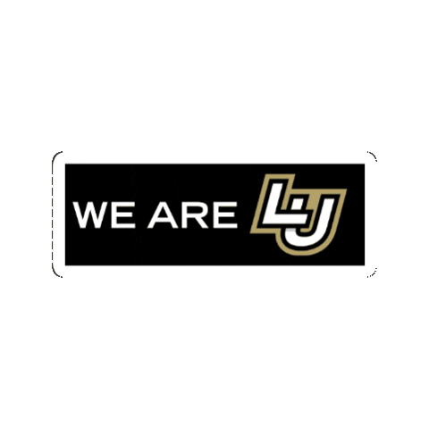 Black And Gold Lions Sticker by Lindenwood University