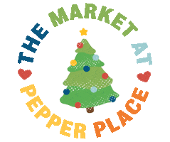 Christmas Tree Sticker by marketatpepperplace