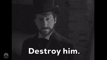 Destroy Him Black And White GIF by Saturday Night Live