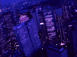 Outrun City Lights GIF