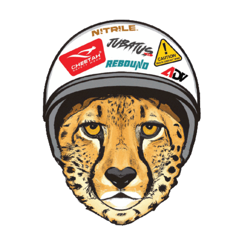 Logo Rebound Sticker by Cheetah Safetywear
