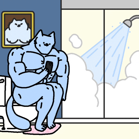 Cat Scrolling GIF by sillynub