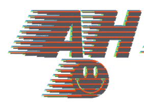 A H Glitch Sticker by AscotandHart