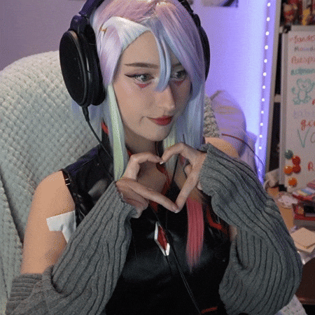 Cosplay Stare GIF