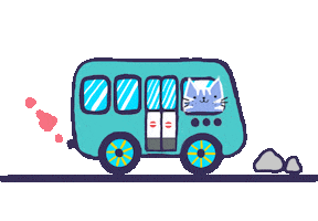 Bibou Cat Bus Sticker