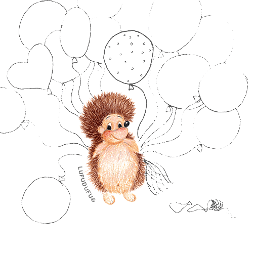 Love It Congratulations Sticker by LUFUDUFU