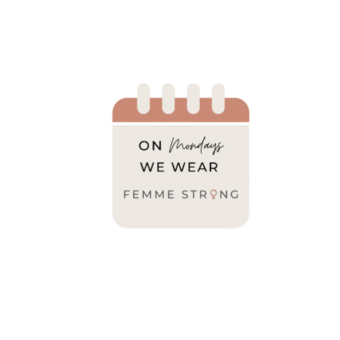 Branding Calendar Sticker by Femme Strong