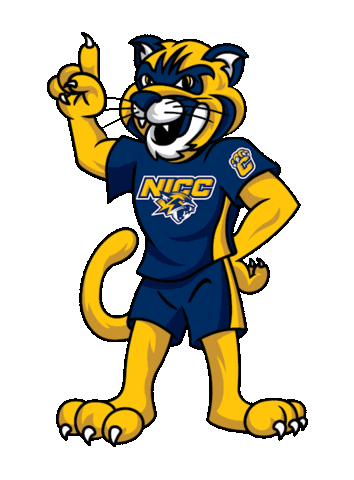 Chase Cougar Sticker by Northeast Iowa Community College