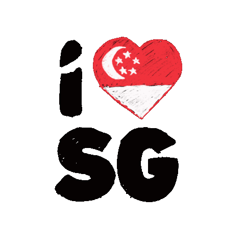 National Day Sg Sticker by Singapore Global Network