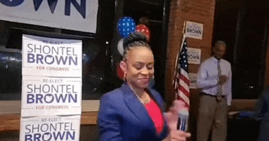 Happy Victory Speech GIF by GIPHY News