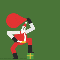 santa claus art GIF
