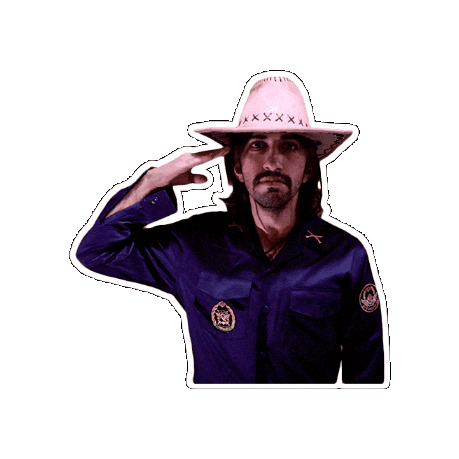 Army Cowboy Sticker