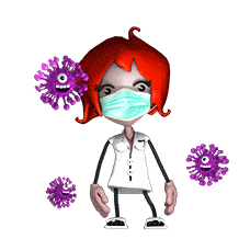 Corona Virus Sticker by medatixx