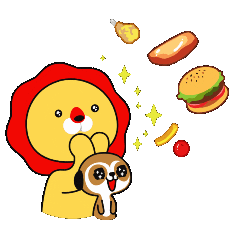 Eating Sticker by OHSAJANG