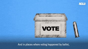 Vote By Mail Voting GIF by ACLU