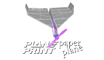 Fun Plane Sticker by planeprint