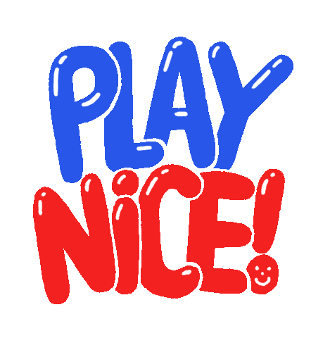 Usa Play Nice Sticker by No Labels