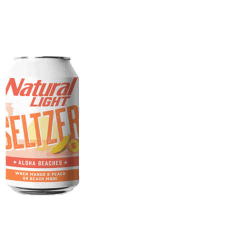 Natural Light Beer Sticker
