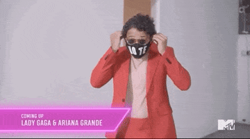 Mask Vote GIF by 2020 MTV Video Music Awards