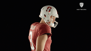 Serious Football GIF by Pac-12 Network
