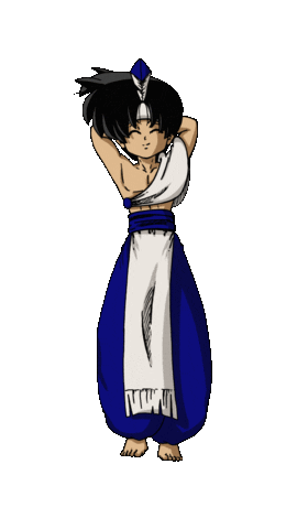 Walking Manga Sticker