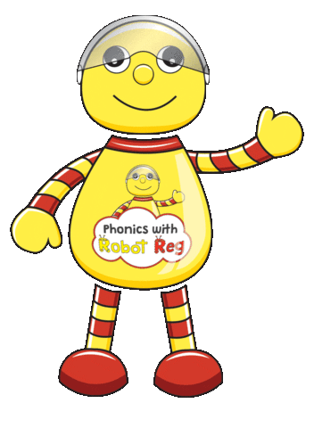 Robot Reg Sticker by Phonics with Robot Reg