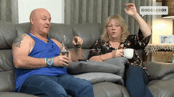Couple Look At That GIF by Gogglebox Australia
