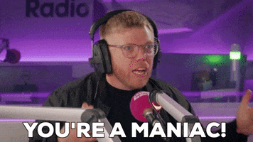 Youre Crazy Rob Beckett GIF by AbsoluteRadio