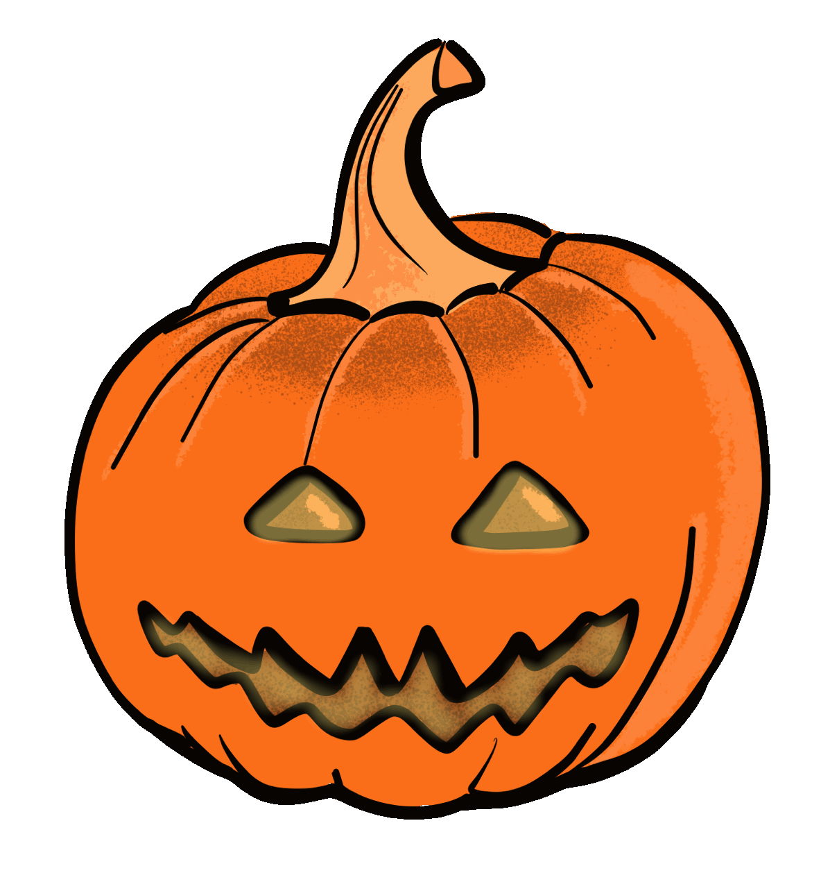 Halloween Pumpkin Sticker by GU for iOS & Android | GIPHY