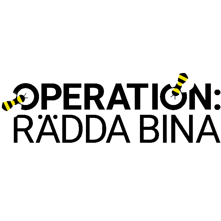 Bee Operation Sticker by Naturskyddsföreningen