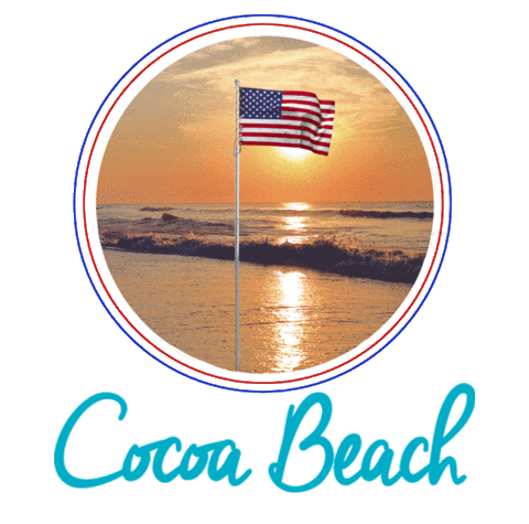 American Usa Sticker by Space Coast Office of Tourism