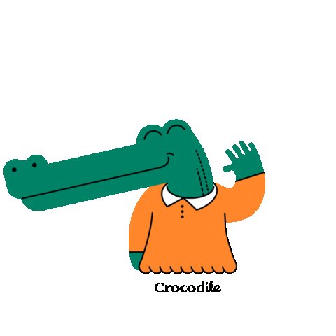 CrocodileInternational Sticker