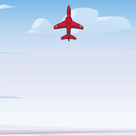 Red Arrows Aviation GIF by Air Force Gift Shop