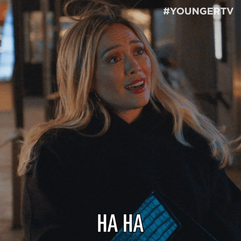 Tv Land Awkward Laughter GIF by YoungerTV
