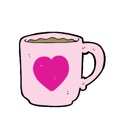 Heart Pink Sticker by Kraamzus