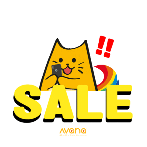 Black Friday Shopping Sticker by AVANA Asia