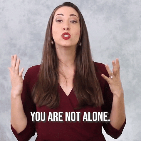 Youre Not Alone Youtube GIF by Vanessa Van Edwards