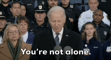 Youre Not Alone Joe Biden GIF by GIPHY News